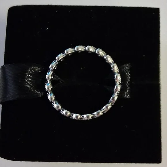 Pandora Openwork Heart Ring – Sterling Silver – Size 7 - Picture 3 of 5